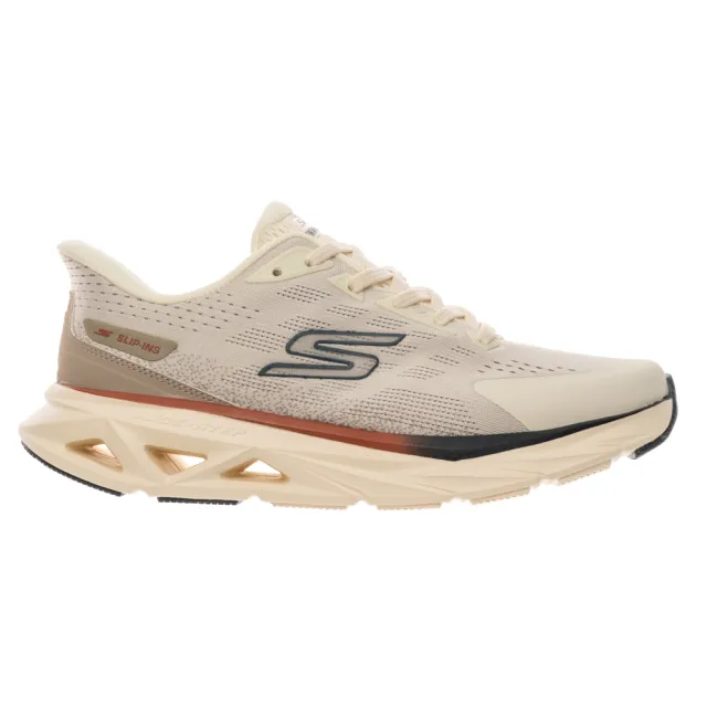 【SKECHERS】男鞋 慢跑系列 慢跑鞋 瞬穿舒適科技 GO RUN GLIDE-STEP VORTEX (221040NAT)