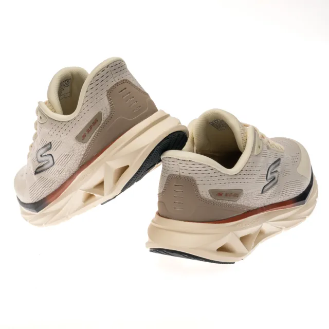 【SKECHERS】男鞋 慢跑系列 慢跑鞋 瞬穿舒適科技 GO RUN GLIDE-STEP VORTEX (221040NAT)