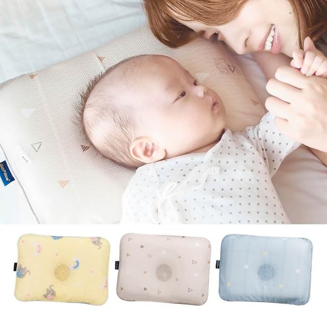 【GIO Pillow】超透氣護頭型嬰兒枕 M號-頭圍大於41公分(嬰兒枕頭 頭型枕 新生兒枕頭 水洗枕頭 透氣枕)