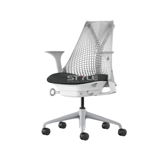 【Herman Miller】Sayl 小資款 - 淺灰背深灰座｜世代家具｜原廠授權代理商(人體工學椅/電腦椅/辦公椅)