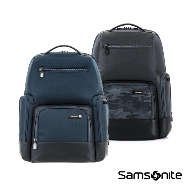 【Samsonite 新秀麗】SEFTON 商務智慧型輕量筆電後背包/雙肩包/電腦包14吋(多色可選)