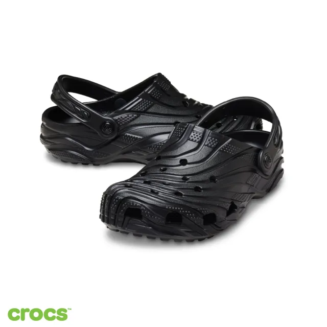 【Crocs】中性鞋 Classic Erosion 經典浪紋克駱格 洞洞鞋(213440)
