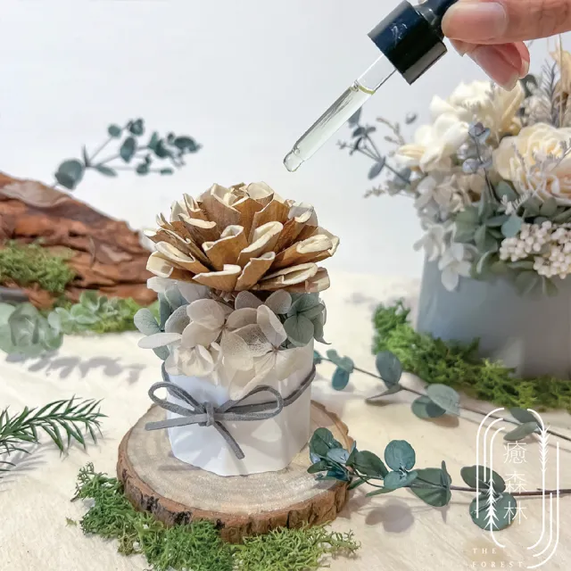 【The Forest 癒森林】六本木の森擴香花贈5ml香氛油(居家香氛/送禮自用/居家擺飾/無火香氛)