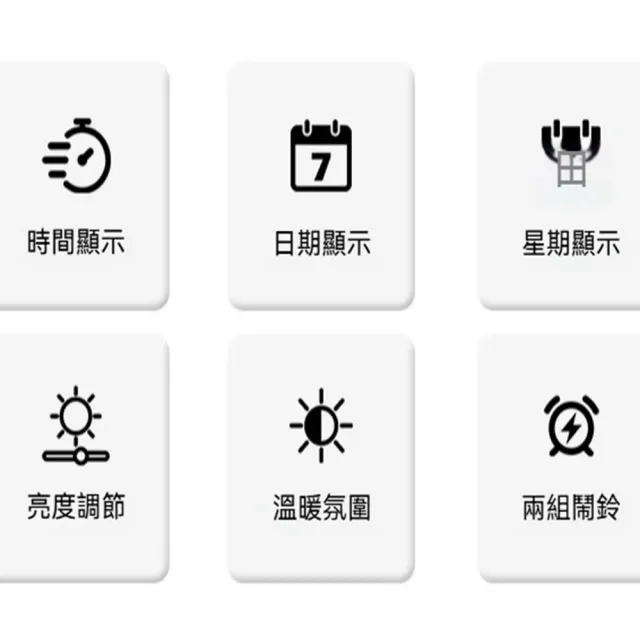 【Quality 聚家】LED鬧鐘 電子時鐘 鐘表 音響 簡約時鐘 帶夜燈 暖光氛圍/亮度可調/大屏顯示