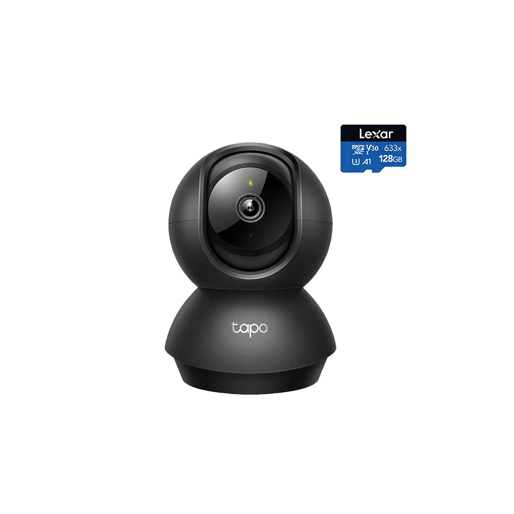 (128G記憶卡組)【TP-Link】Tapo C210/C211 2K 300萬畫素WiFi無線旋轉網路攝影機/監視器 IP CAM