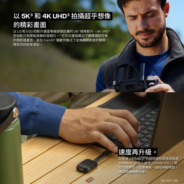 【SanDisk 晟碟】〔全新版〕64GB Extreme GO microSDXC 4K U3 記憶卡 (讀取170MB/s 原廠永久保固)