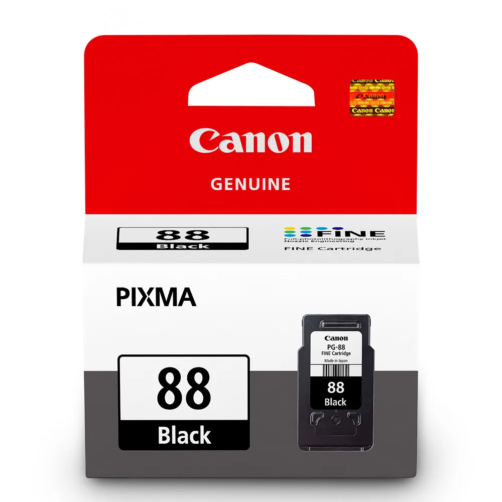 【Canon】官方直營 PG-88 原廠黑色墨水匣(適用E500/E510/E600)