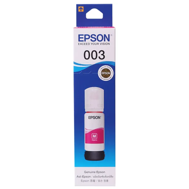 【EPSON】官方直營 003 紅色墨水瓶 65ml(T00V300)(L1210/L3210/L3216/L3550/L3556/L3560/L5290/L5296/L5590