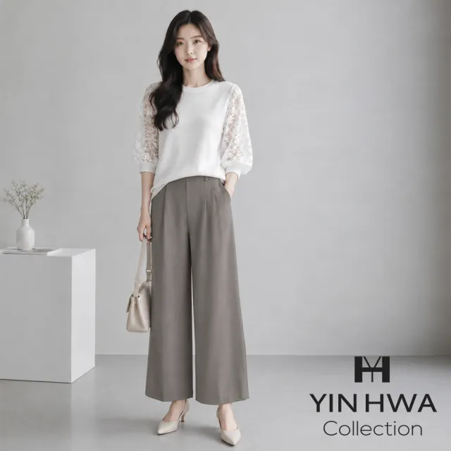 【YIN HWA 盈樺】C`EST MOIJEU 知性都會俐落輕薄百搭褲