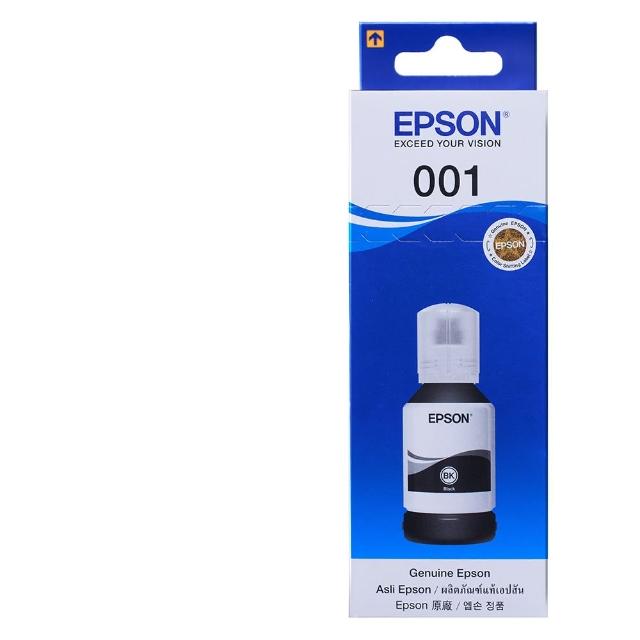 【EPSON】官方直營 001 黑色墨水瓶 127ml(T03Y100)(L4260/L4360/L6270/L6290/L6370/L6390/L14150)