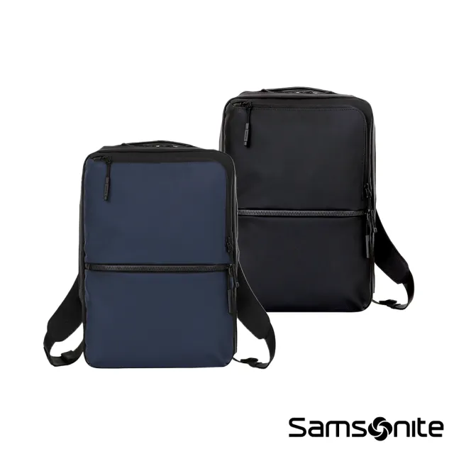 【Samsonite 新秀麗】SUB-LIM 商務防水防刮背提兩用輕量筆電後背包/公事包/手提包/電腦包14吋(多色可選)