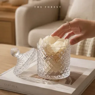 【The Forest 癒森林】秋日里香氛水晶杯禮盒含30ml品牌香氛油(送禮禮盒/居家香氛/生日禮物)