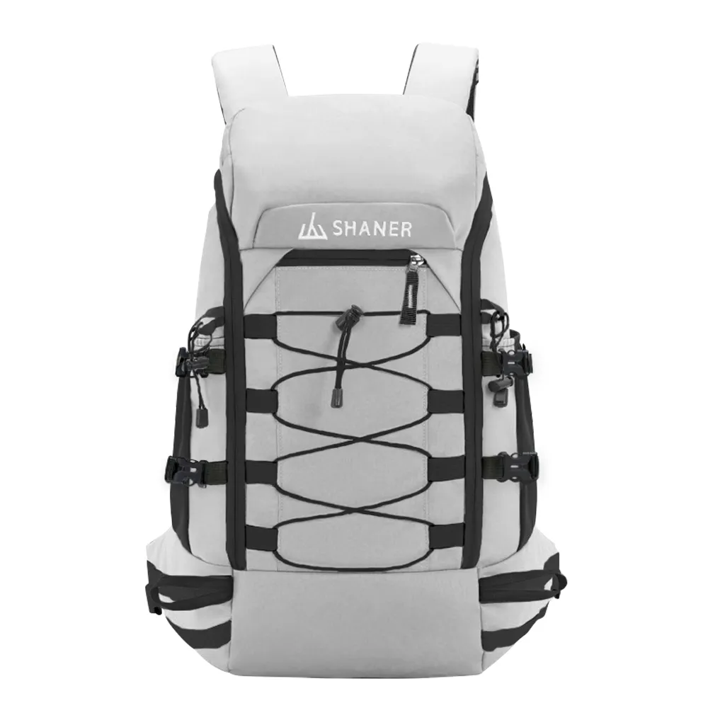 【SHANER】專業登山背包 萬用機能山人登山包28L 加強背負掛載系統多處可外掛 登山(登山包)