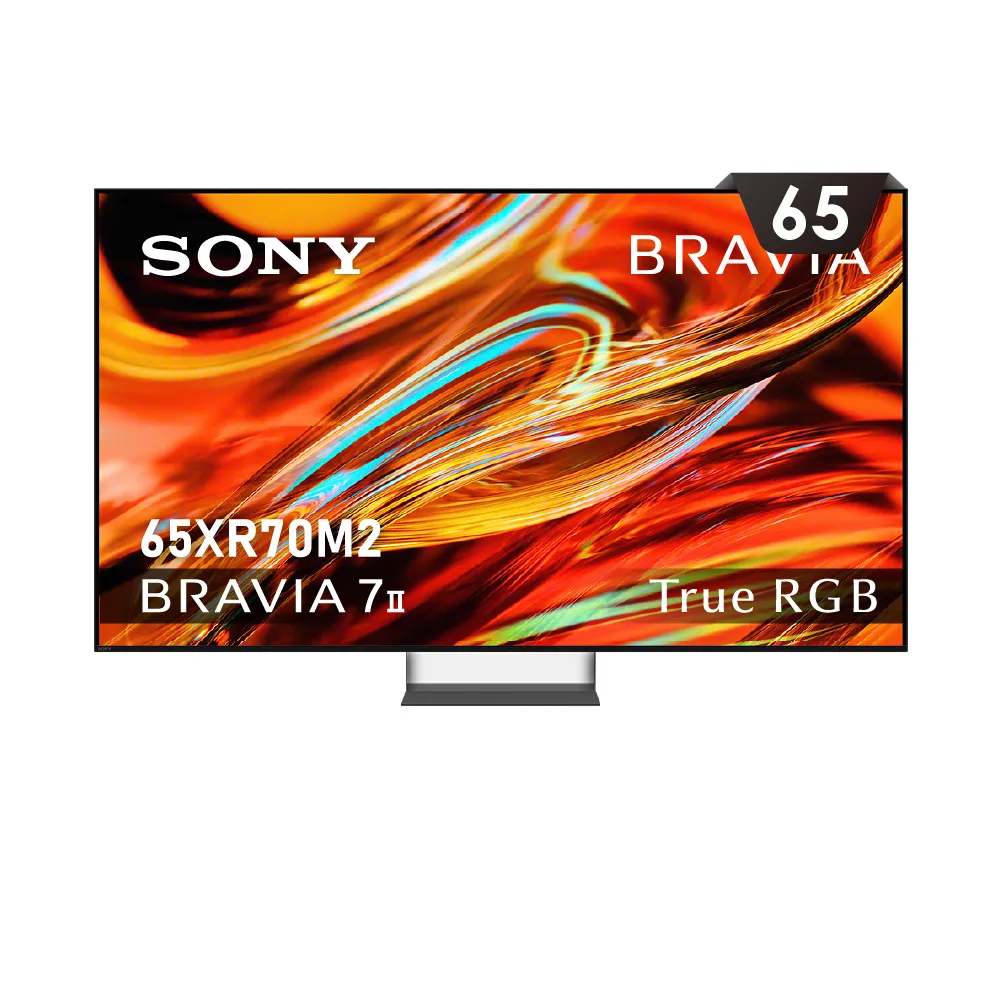 【SONY 索尼】家電快配★BRAVIA 7II 65型 True RGB 4K XR HDR Google TV顯示器(Y-65XR70M2)