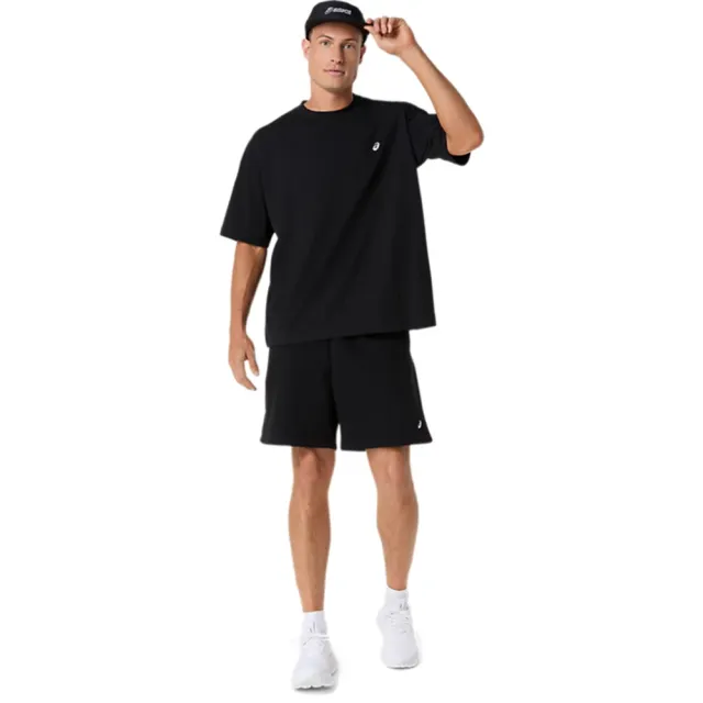 【asics 亞瑟士】短袖上衣 男 訓練 慢跑 黑 2031F934-001