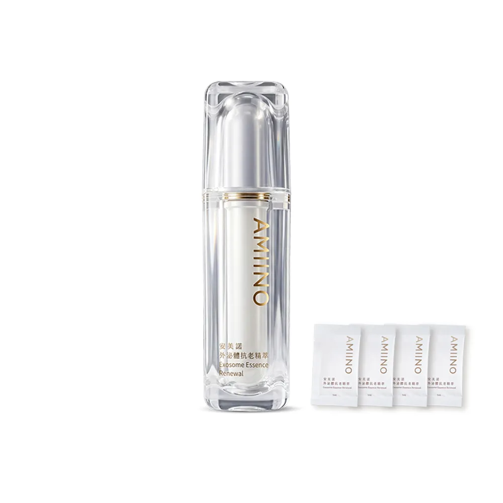 【AMIINO 安美諾 】外泌體抗老精萃30ml(陳美鳳推薦/人類外泌體/修復/穩膚/抗老精華液)