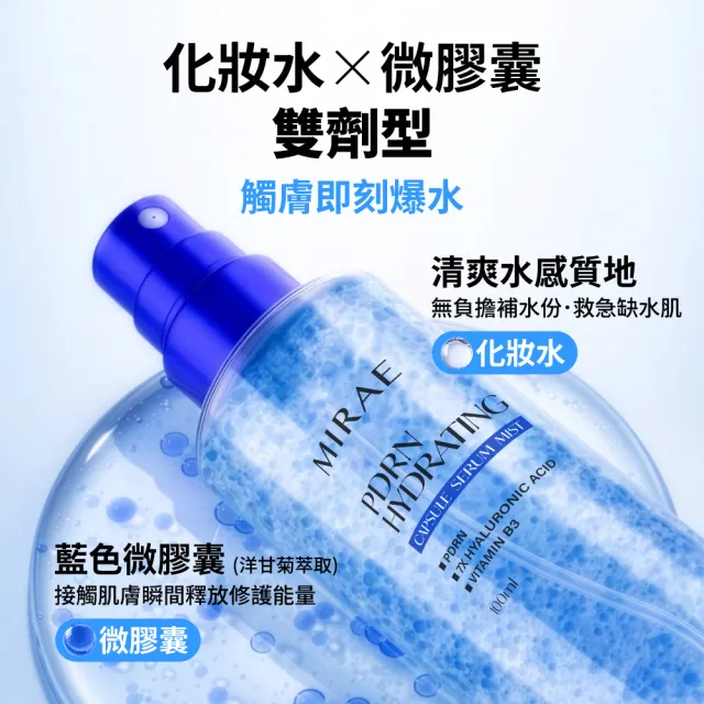 【MIRAE 未來美】專業院線PDRN水光膠囊噴霧 100mL