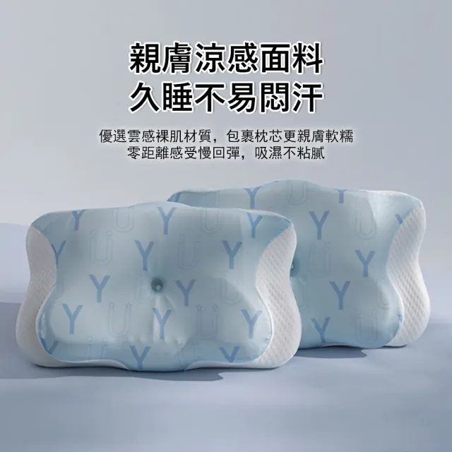 【Jonyer】兒童涼感冰絲記憶枕 幼兒園小學生睡眠枕 防落枕護脊枕/人體工學分區承托/男女童  (5-12歲）