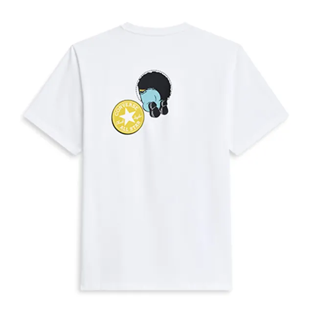 【CONVERSE】Minions Tee 女款 白色 小小兵 聯名 印花 T恤 短袖 CVM6T226-WHT