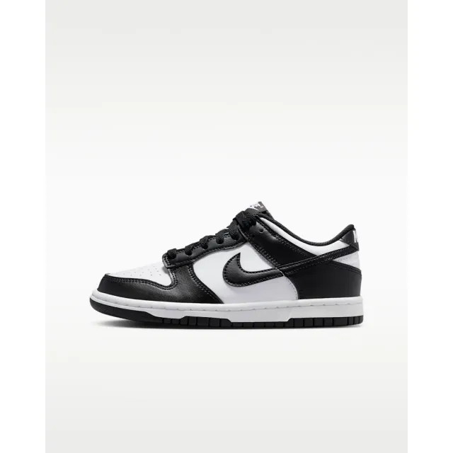 【NIKE 耐吉】運動鞋 休閒鞋 中大童鞋 女鞋 NIKE DUNK LOW GS 板鞋 經典 熊貓 黑白 (IU7766100)