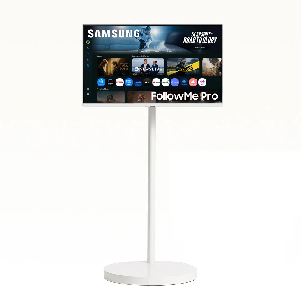 【Samsung 三星】32型 4K FollowMe Pro AI智慧聯網移動式螢幕組-白(S32FM703UC-FollowMe Pro)