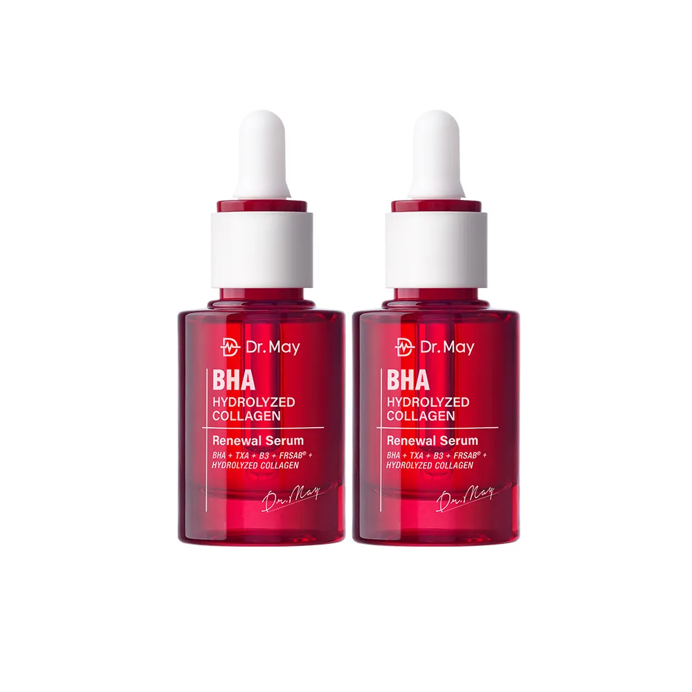 【Dr. May 美博士】紅膠原煥膚新生精華30ml / PDRN積雪草保濕精華30ml_任選2入 牛奶外泌體