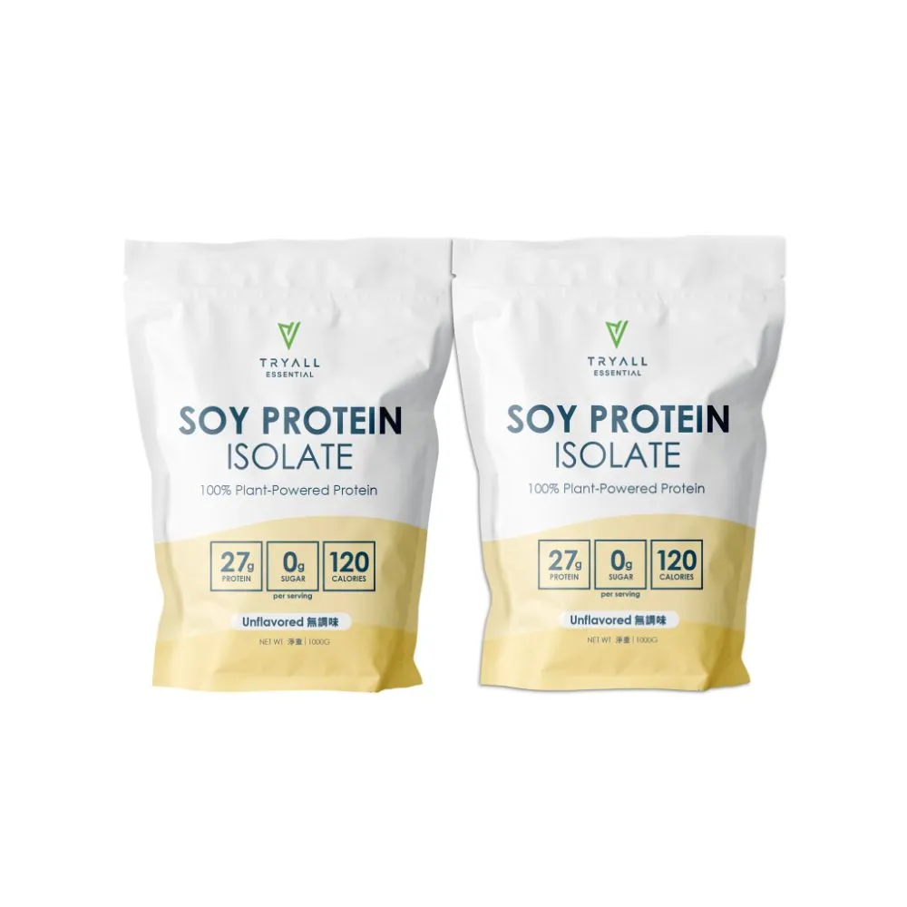 【TRYALL】分離大豆蛋白 1kg/袋*2