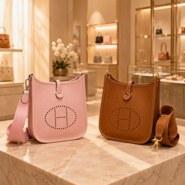 【Hermes 愛馬仕】mini Evelyne TPM 斜背包(多款)