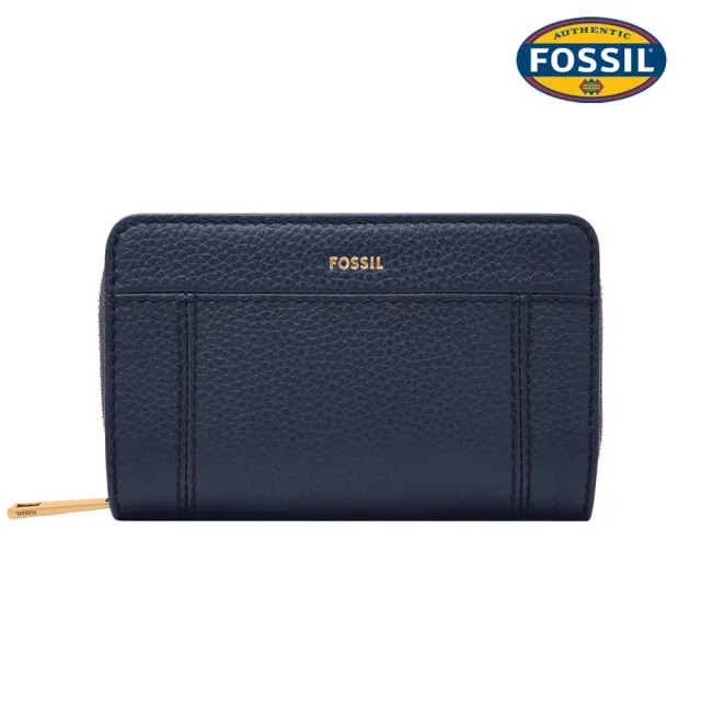 【FOSSIL】Jori 多功能真皮拉鍊中長夾 (多色可選)