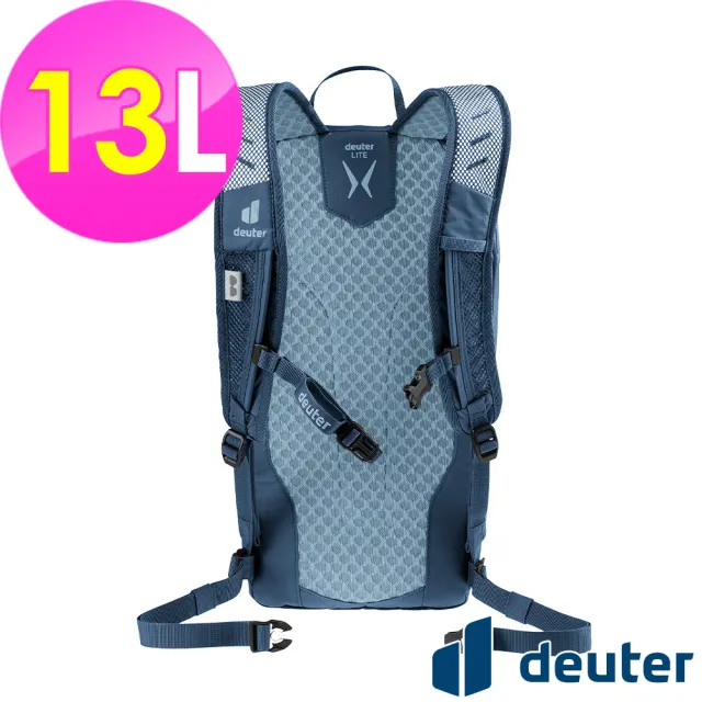 【deuter】SPEED LITE超輕量旅遊背包13L(3410025霧藍/戶外旅遊/日常休閒/旅行/登山健行)