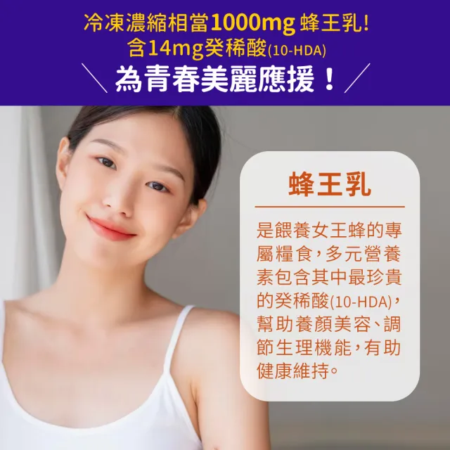 【NOW Foods】蜂王乳濃縮膠囊3瓶組 (60顆/瓶-共計3瓶)