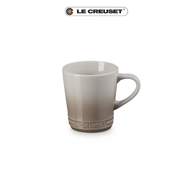 【Le Creuset】瓷器V馬克杯-330ml(極光午夜藍/肉豆蔻 2色選1)