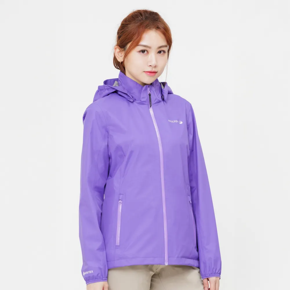 【Hilltop 山頂鳥】GORE-TEX PACLITE 防水透氣抗UV 超輕量可拆帽外套 女款 紫｜PH22XFZ9ECJ0
