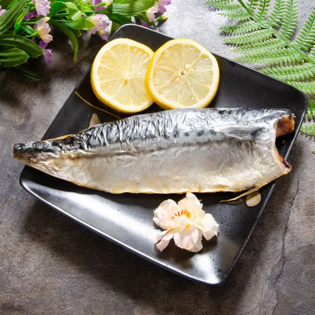 【鮮綠生活】嚴選挪威極厚薄鹽鯖魚片 共6包(無紙板淨重165g±10%/包)