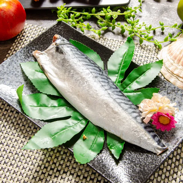 【鮮綠生活】嚴選挪威極厚薄鹽鯖魚片 共10包(無紙板 淨重185g±10%/包)