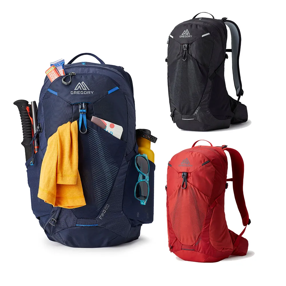 【Gregory官方直營】20L MIKO 多功能 登山背包 登山包 單日登山包(抗撕裂 耐用 健行 水袋 舒適背負)