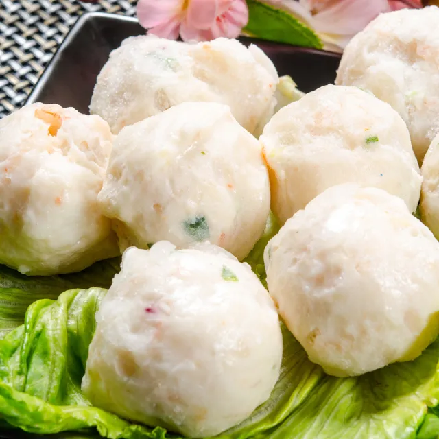 【鮮綠生活】丸類界的LV! 金鑽蝦枝花丸 共5包(300g±10%/包)