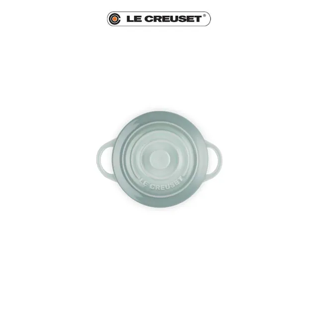 【Le Creuset】瓷器迷你圓烤盅(海洋之花)