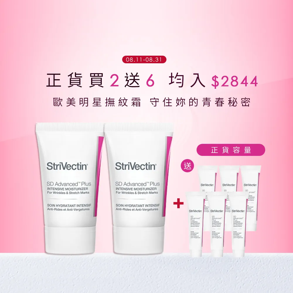 【StriVectin 皺效奇蹟】買2送6★NIA 114 超級意外胜肽皺效霜60mlx2(專利胜/7日見效/明星乳霜)