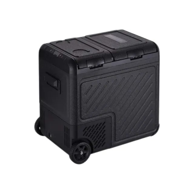 【KZM】車載行動電冰箱 55L 行動冰箱 車用冰箱 露營冰箱 雙重冷卻 獨立收納區域 逐露天下