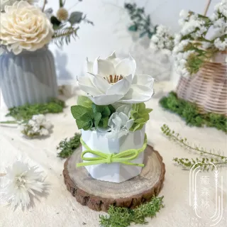 【The Forest 癒森林】夏戀神奈川擴香花禮盒含30ml品牌香氛油(送禮禮盒/居家香氛/生日禮物/精油香水)