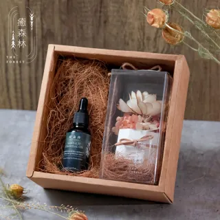 【The Forest 癒森林】上野初戀木櫻擴香花禮盒含30ml品牌香氛油(送禮禮盒/居家香氛/生日禮物/精油香水)