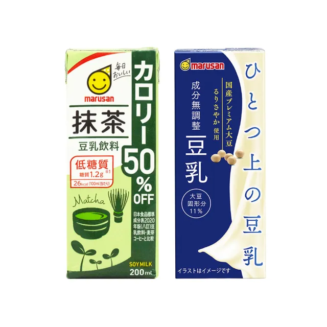 【Gelovery Gift】丸三愛 原味上豆乳/抹茶豆乳x24入組-任選 (無調整/日本大豆黃金比例製成)
