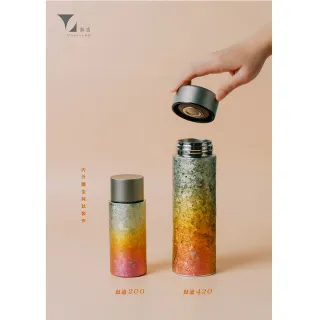 【Titanium 鈦造】鈦造420保溫瓶 鈦色暈彩系列 420ml (鈦保溫瓶 鈦保溫杯 運動水壺 保溫瓶 環保杯)