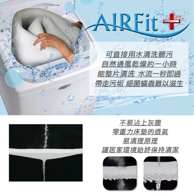 【旭】日本旭川AIRFit氧活力親膚彈力2.2CM雙人空氣床墊-冬夏兩用表布(感謝伊正推薦支撐 和室)