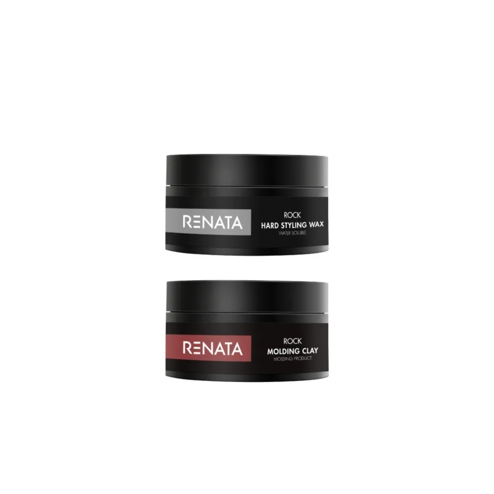 【RENATA 蕾娜塔】ROCK系列造型品80g 髮臘 凝土 (官方直營 線條分明 輕盈塑形 高彈性 不扁塌)