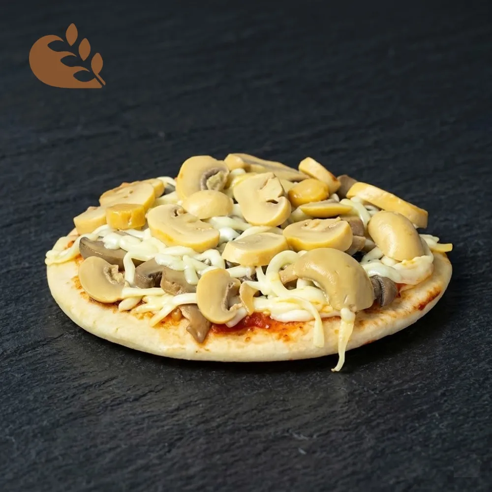 【BAKER 胖大師】5片入 6吋薄皮披薩比薩pizza-蘑菇起士口味