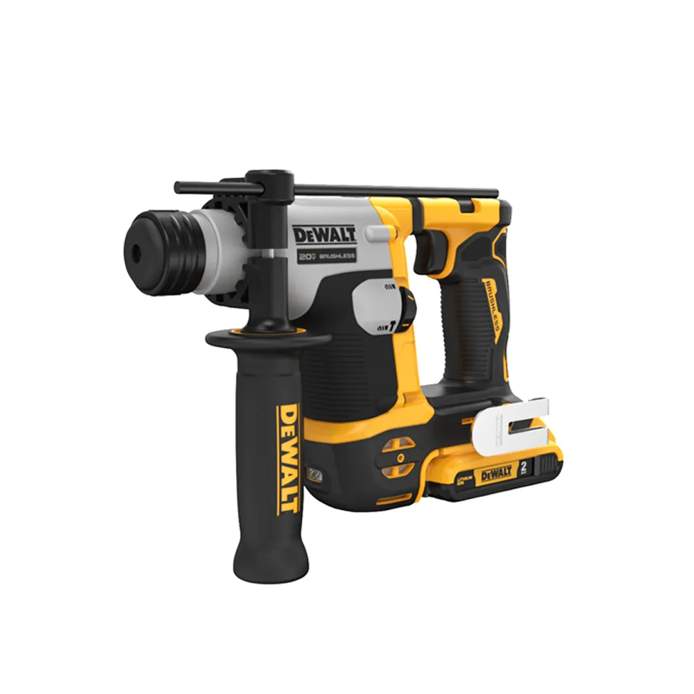 【DEWALT 得偉】20V無刷迷你型四溝二用電鎚鑽 整組(DW-DCH172P2)