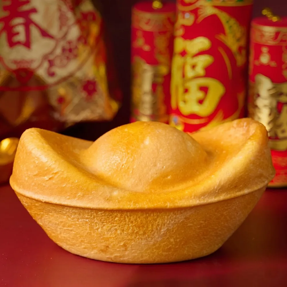 【BAKER 胖大師】招財元寶麵包-南瓜口味*6入