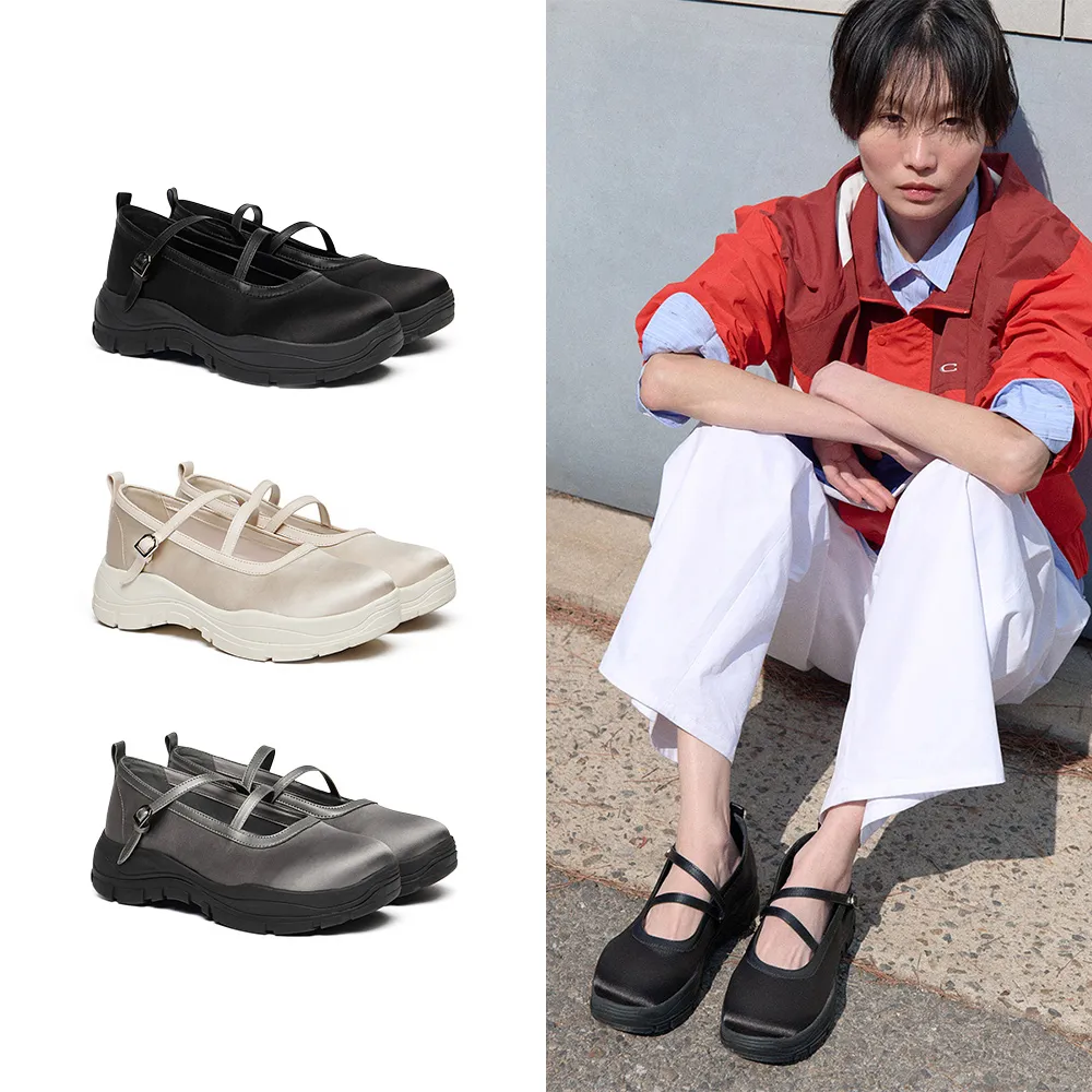 【Rockfish Weatherwear】FLATFORM Z-STRAP MARYJANES Z型 綁帶 瑪莉珍鞋 厚底 休閒 多色 女鞋